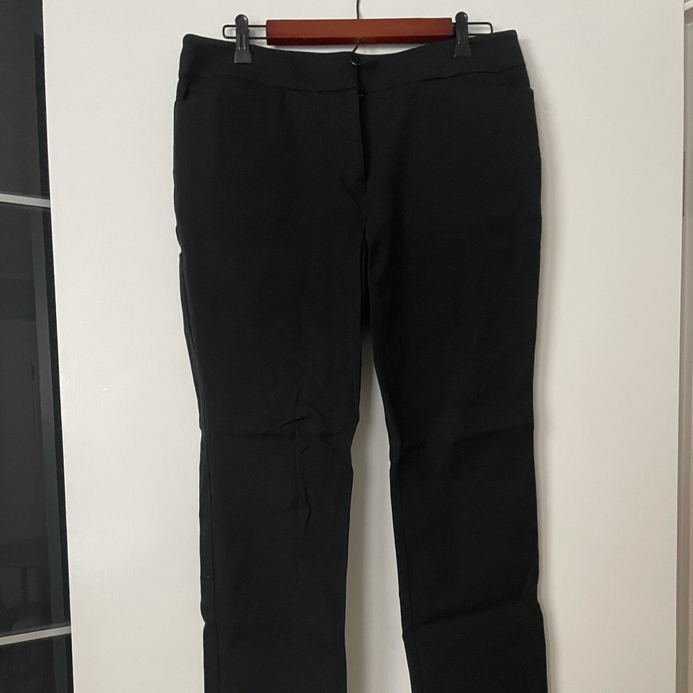 Ann Taylor black crop dress pants size 10P